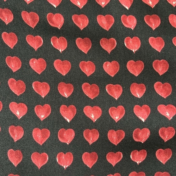 ZARA Heart Print Babydoll Mini Dress NWT Size Large - Picture 14 of 15